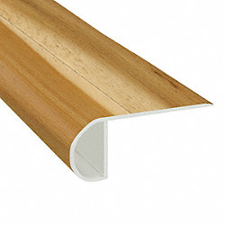 Rocky Hill Hickory Vinyl Waterproof 2.25 in wide x 7.5 ft Length Low Profile Stair Nose